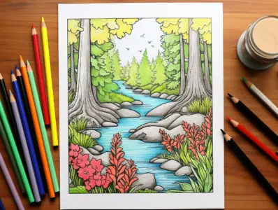 Nature Coloring Pages
