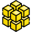 What game features the objective of rotating a 2D world to solve puzzles and collect cubes? Icon