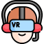 What was Nintendo’s first VR headset called, released in 1995? Icon