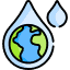 What percentage of the Earth’s surface is water? Icon