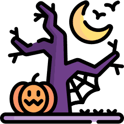 Spooky Halloween Trivia Icon
