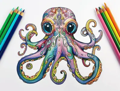 Sea Creature Coloring Pages for Kids