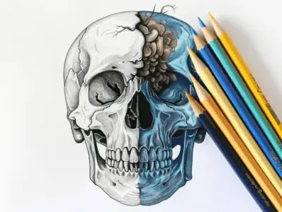 Skeleton Coloring Pages for Kids