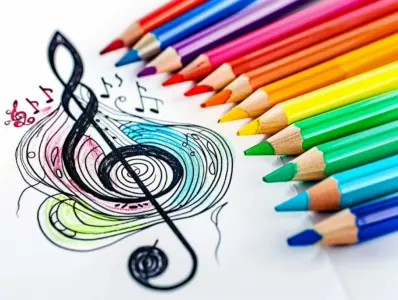 Music Coloring Pages for Kids