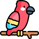 What percentage of its body weight must a parrot eat per day? Icon