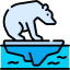 What color is a polar bear’s skin? Icon