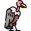 What bird only eats bones? Icon