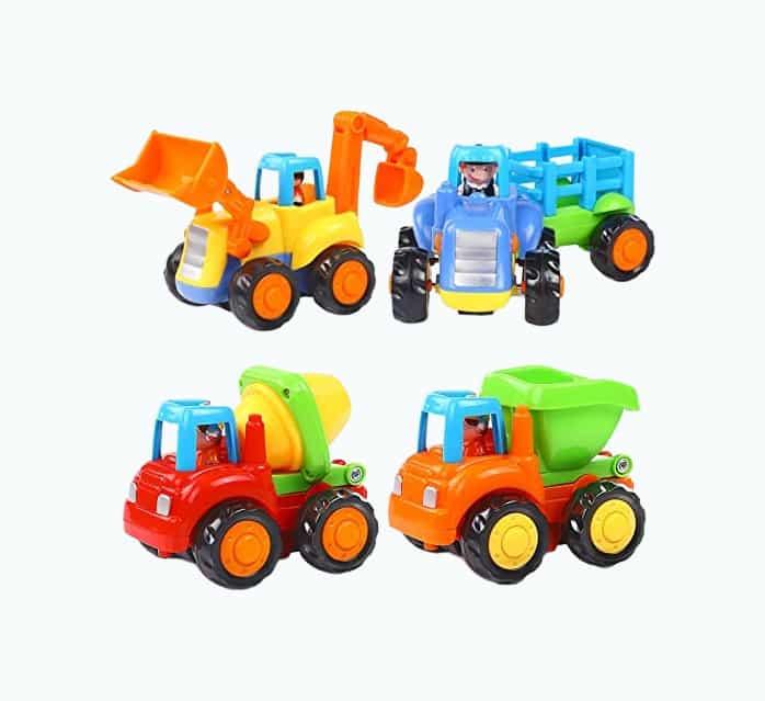 Product Image of the 4-Piece Push and Go Car Set