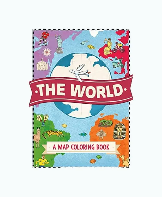 Product Image of the A Map Coloring Book