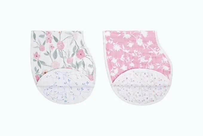 Product Image of the Aden + Anais Cotton Muslin Burpy Bibs