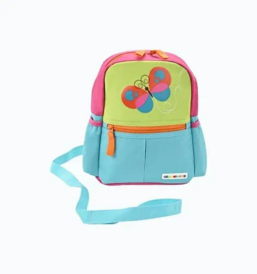 Product Image of the Alphabetz Butterfly Toddler Backpack with Leash