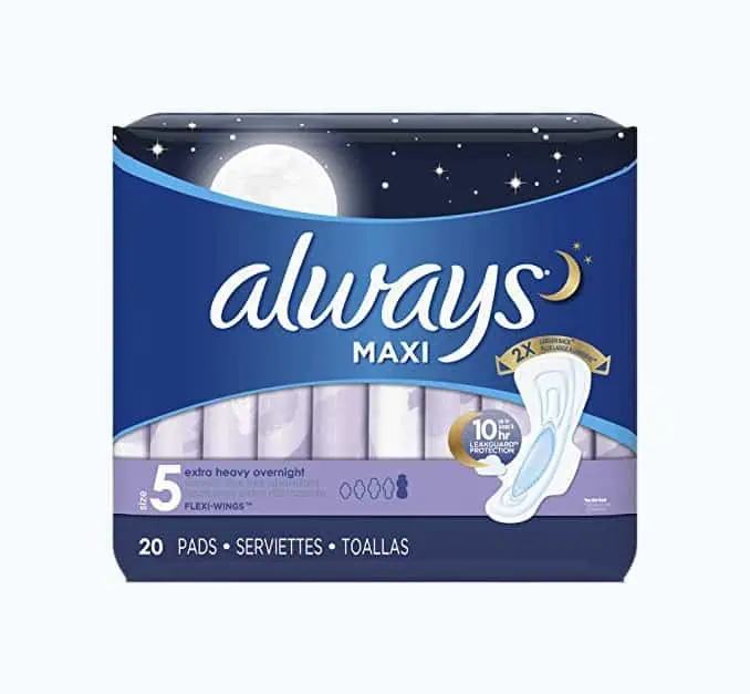 Product Image of the Always Maxi Extra Heavy Overnight Pads