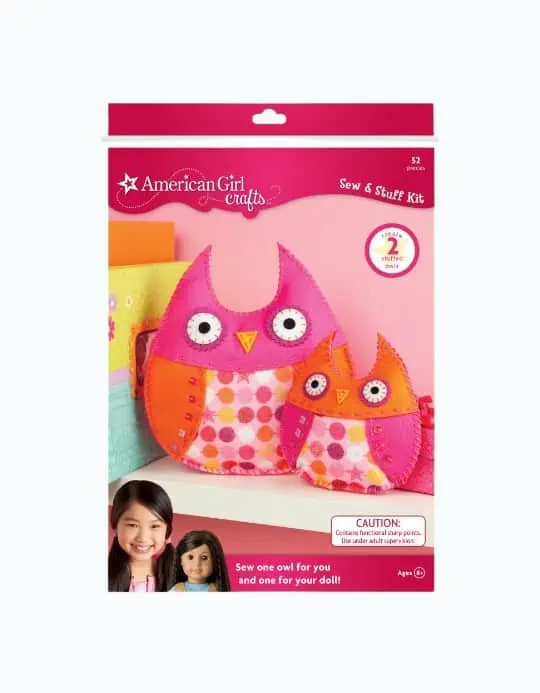 Product Image of the American Girl Owl Sewing Kit 
