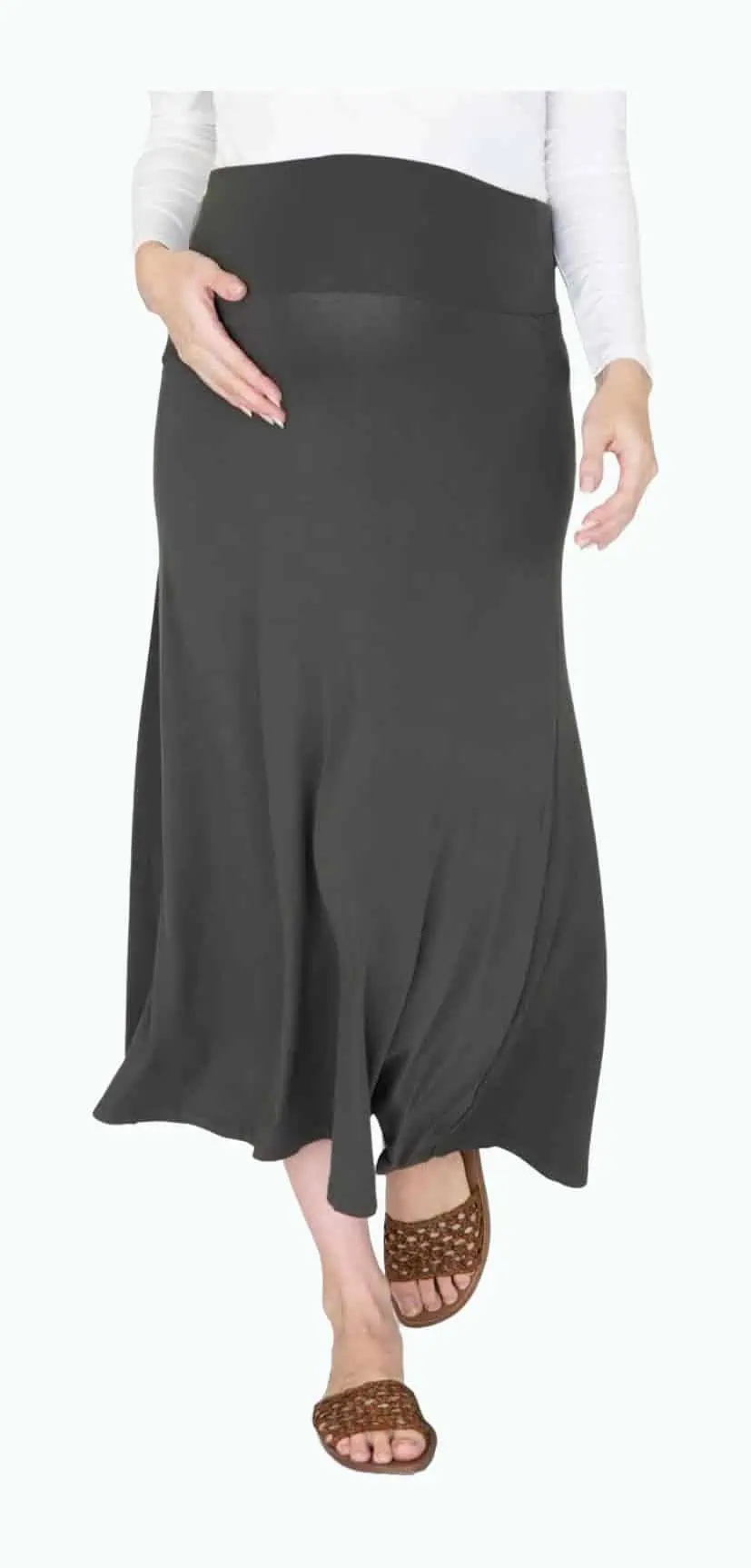 Product Image of the Angel Maternity: Jersey Maternity Maxi Skirt