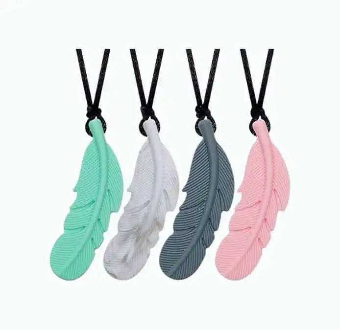 Product Image of the Atsky Silicone Baby Teething Necklace