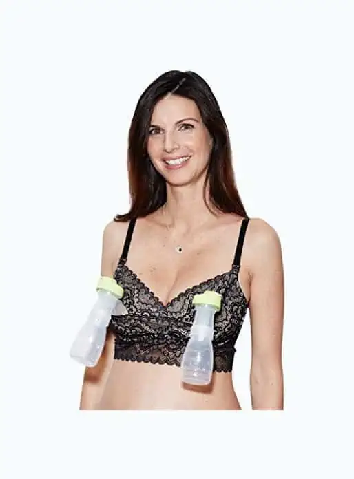 Product Image of the Ayla Handsfree Lace Pumping Bra