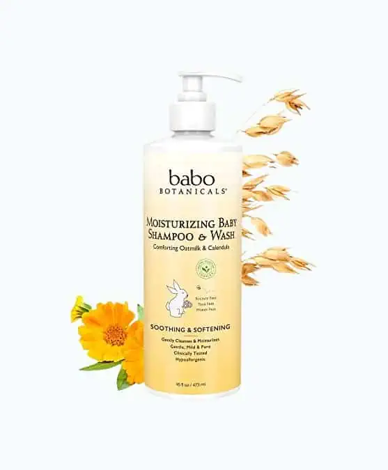 Product Image of the Babo Botanicals Moisturizing Plant-Based 2-in-1 Shampoo & Wash