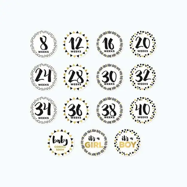 Product Image of the Baby Photo Milestone Stickers