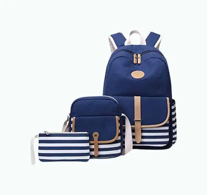 Product Image of the Backpack, Crossbody Bag, and Change Purse Set