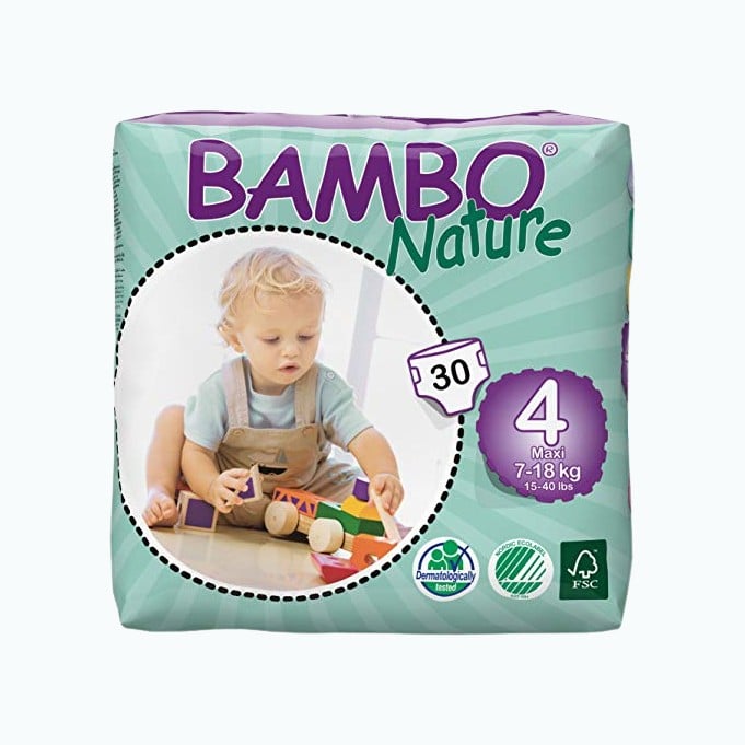 Product Image of the Bambo Nature Eco Friendly Baby Diapers Classic for Sensitive Skin, Size 3 (11-20...