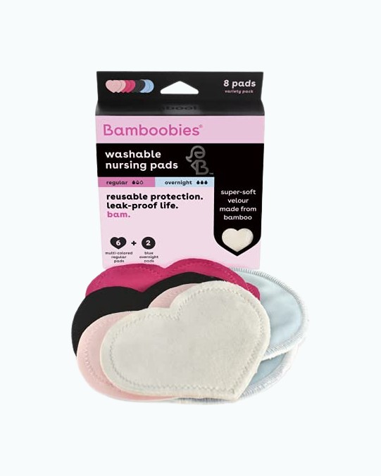 Kindred Bravely Fearless Leakproof Reusable Breast Pads | Ultra Absorbent  Washable Nursing Pads 4 Pack