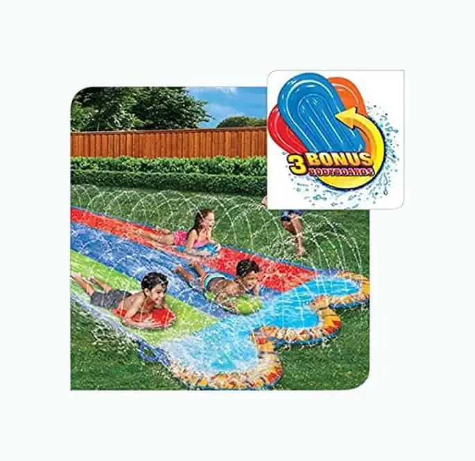Product Image of the Banzai Triple Racer Waterslide