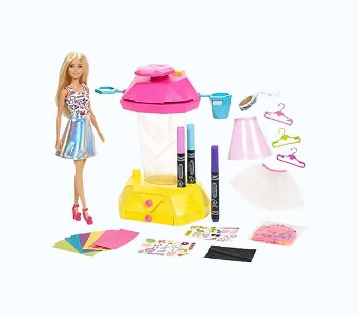 Product Image of the Barbie Crayola Confetti Skirt Studio