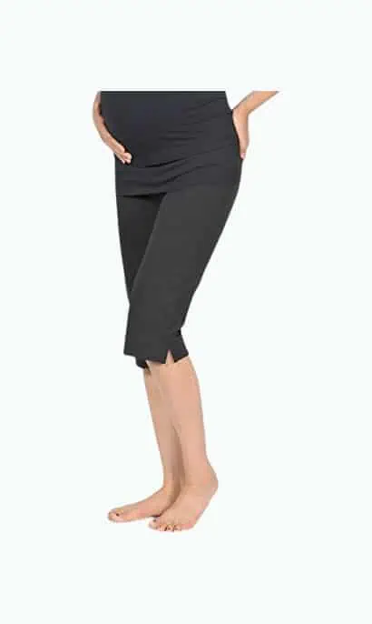 Product Image of the Beachcoco Knee Cropped Active Maternity Yoga Pants