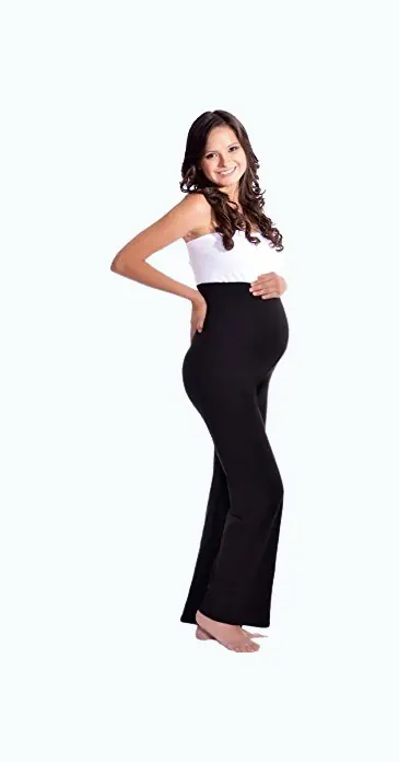 Clearance TALL Maternity Stretch Waist Straight Leg Pant - Scrub Depot