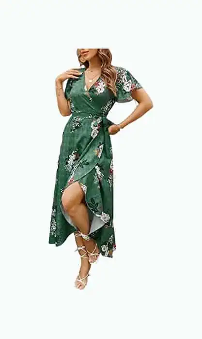 Product Image of the BerryGo Boho Wrap Dress