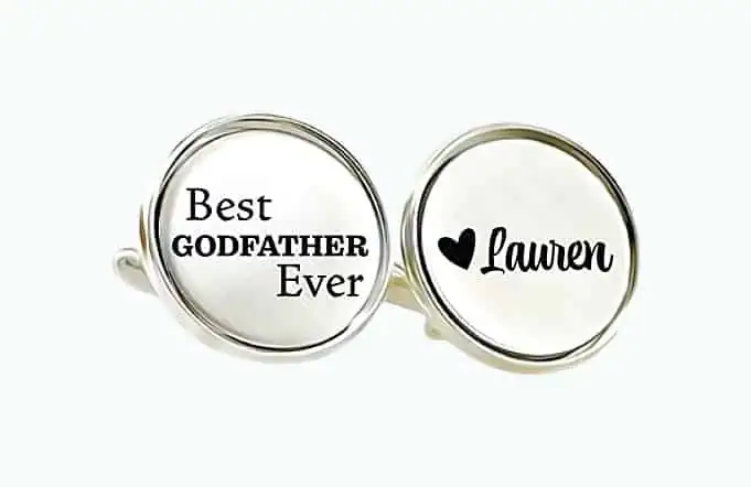 Product Image of the Best Godfather Ever Cufflinks