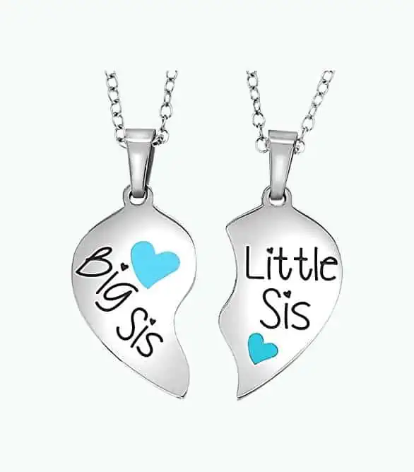 Product Image of the Big Sis & Lil Sis Pendants