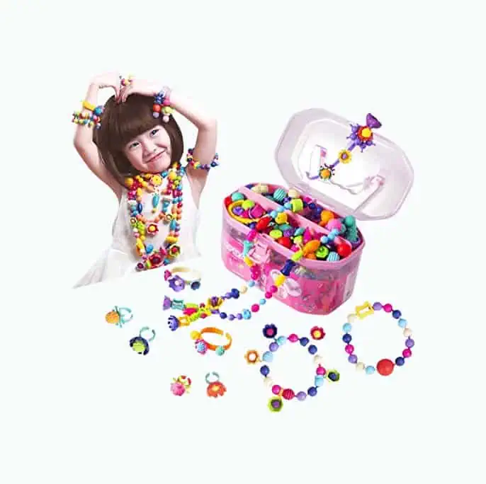 Product Image of the Biranco Pop Beads Jewelry Set