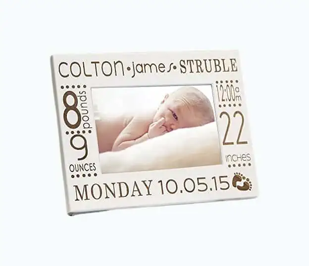 Product Image of the Birth Stats Picture Frame