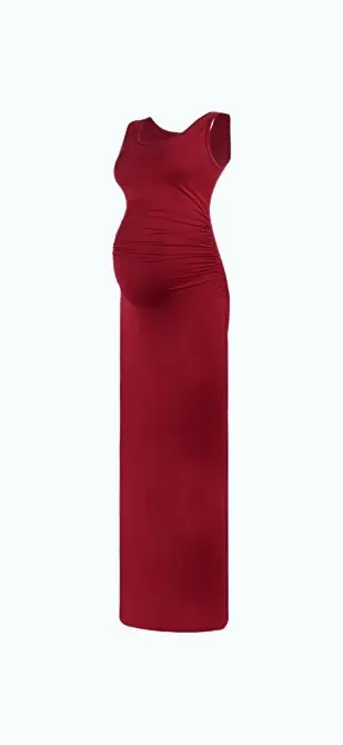 Product Image of the Black Cherry Sleeveless Maxi Dress
