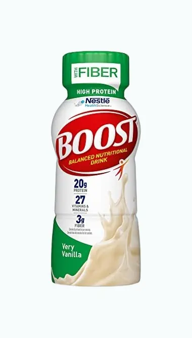 Product Image of the Boost: High Protein & Fiber Nutritional Drink