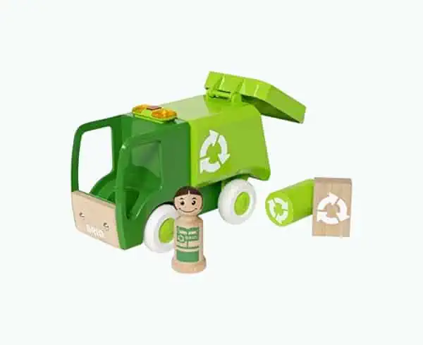 Product Image of the Brio Light & Sound Garbage Truck