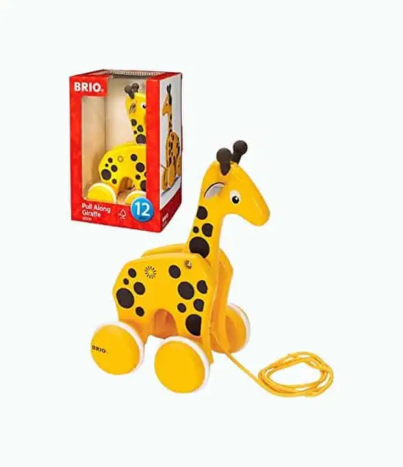 Product Image of the Brio Pull Along Giraffe