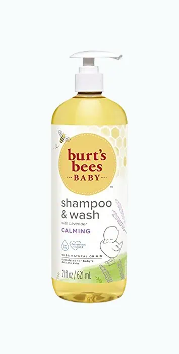Product Image of the Burt's Bees Baby Shampoo & Wash , Calming with Lavender, Tear-Free, Pediatrician...
