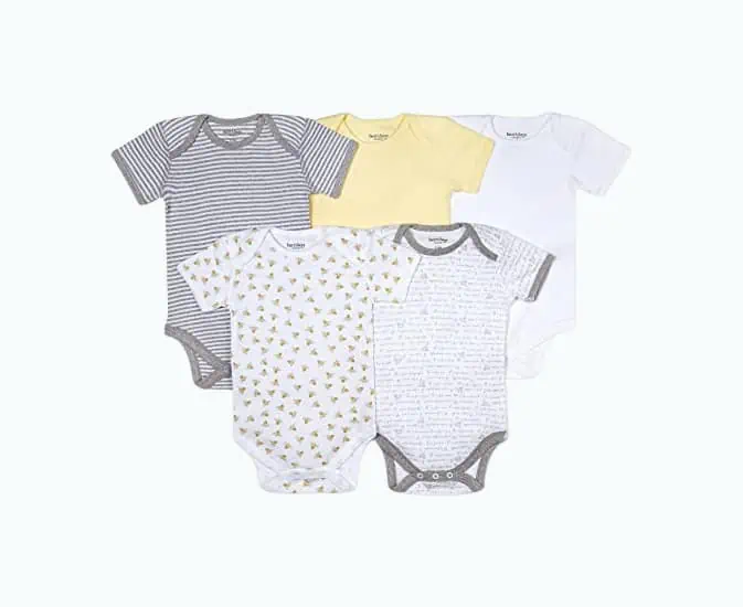 Product Image of the Burt's Bees Baby Unisex Baby Short-Sleeve Bodysuits