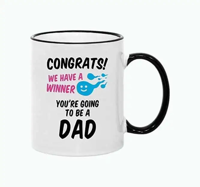 Product Image of the Casitika Pregnancy Announcement For Dad. Daddy To Be Present Ideas. 11 oz New...