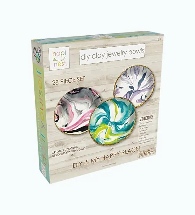 Product Image of the Clay Jewelry Dish Craft Kit