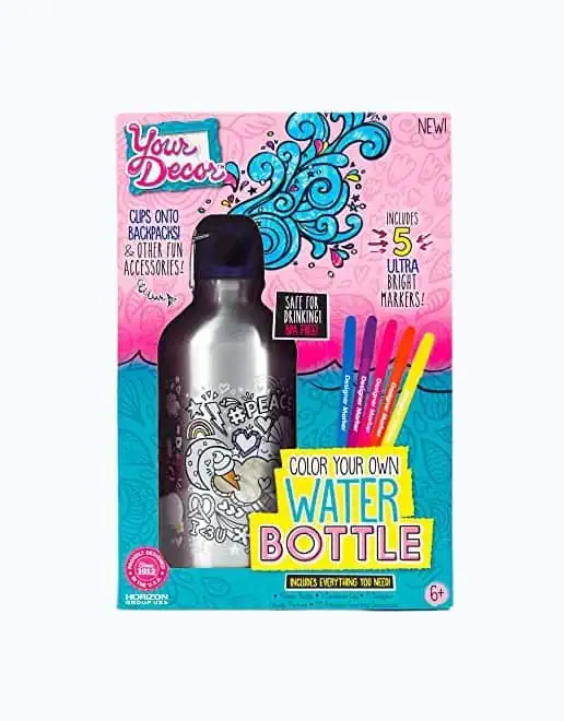 Gift for Girls, Decorate Your Own Water Bottle Kits for Girls, Gifts for 10  Year Old