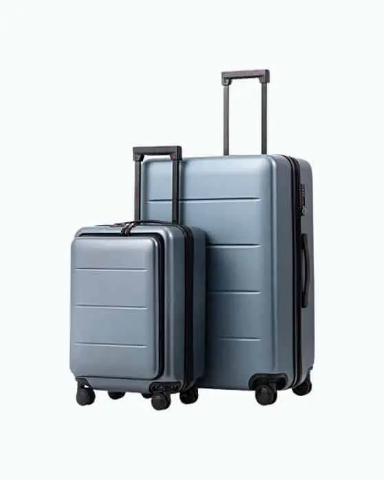 Product Image of the Coolife 2-Piece Spinner Suitcase Set
