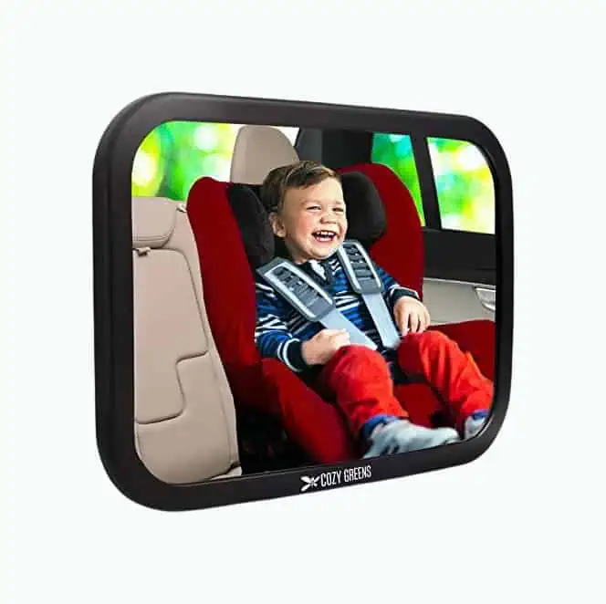 Product Image of the Cozy Greens Baby Car Mirror