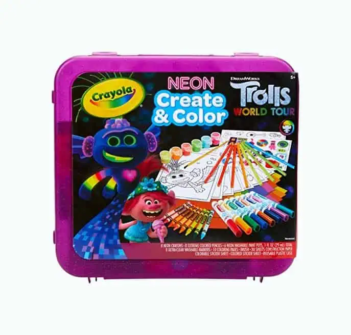 Product Image of the Crayola Neon Create & Color Art Set