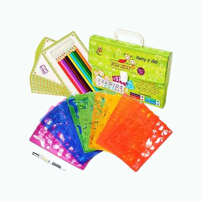 Product Image of the CreativeElf Drawing Stencils Set