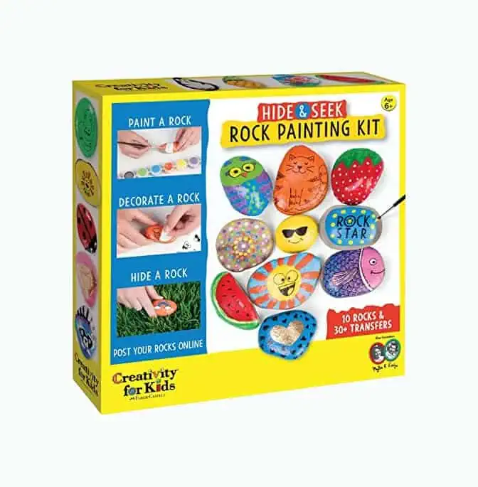 Product Image of the Creativity for Kids Rock Painting Kit