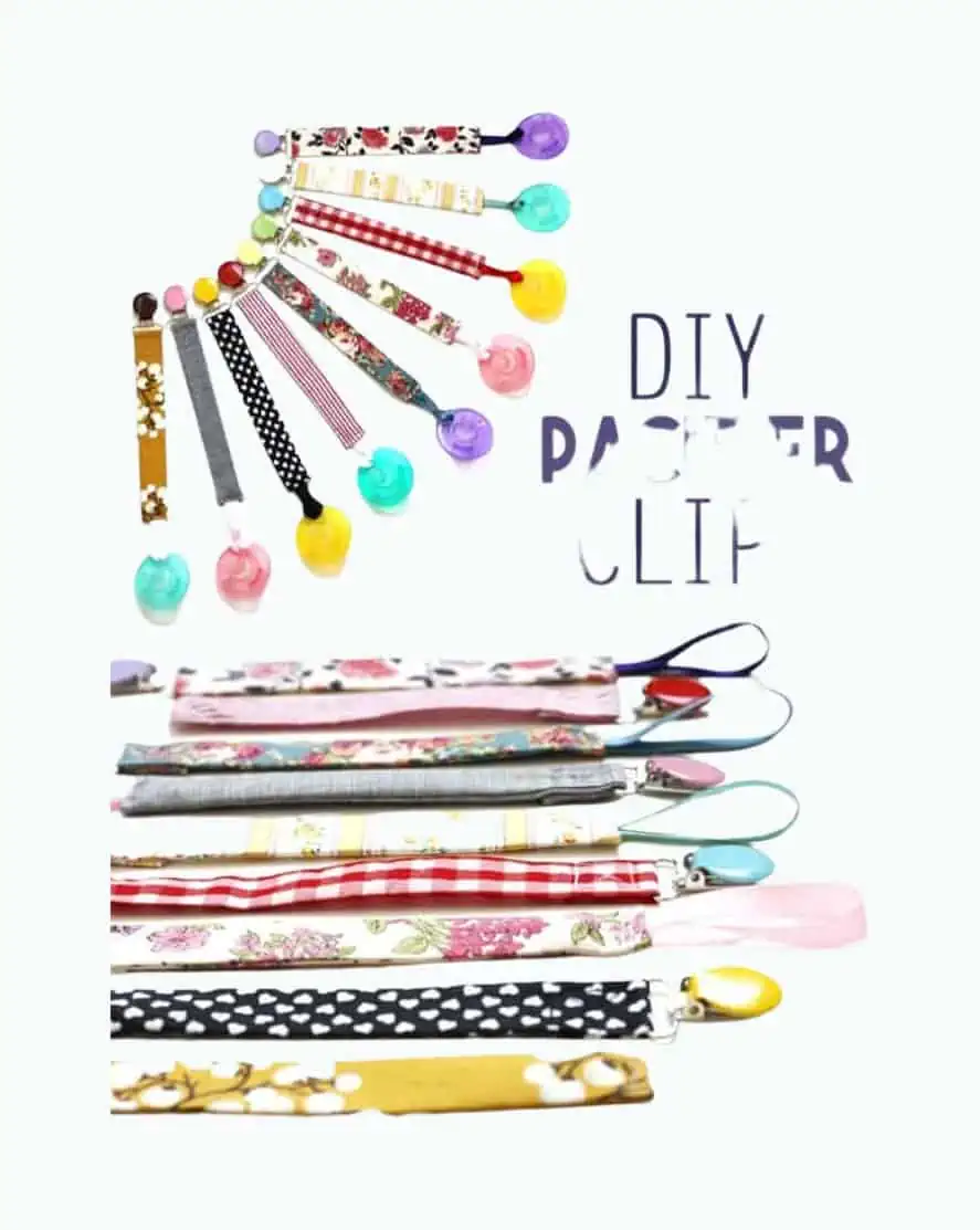 Product Image of the DIY Colorful Binky Clips