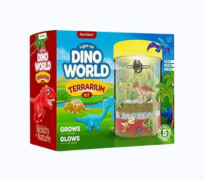 Product Image of the Dan&Darci Light-up Dino Terrarium Kit